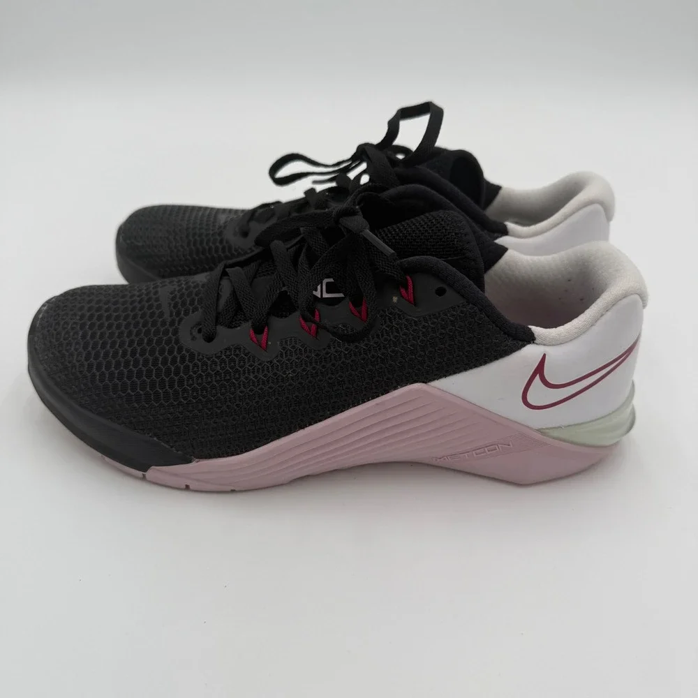 Nike Metcon 5 Noble Red Lace Up Training Tennis Shoes Sneakers 8 Athletic Sporty